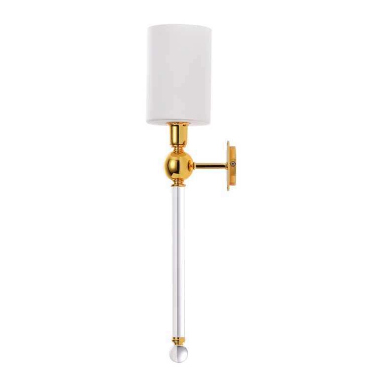  Crystal Lux MIRABELLA AP1 GOLD/WHITE