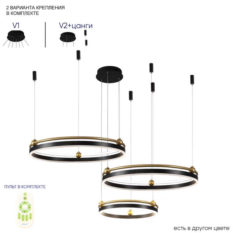  Crystal Lux FERNANDO SP158W LED BLACK/GOLD