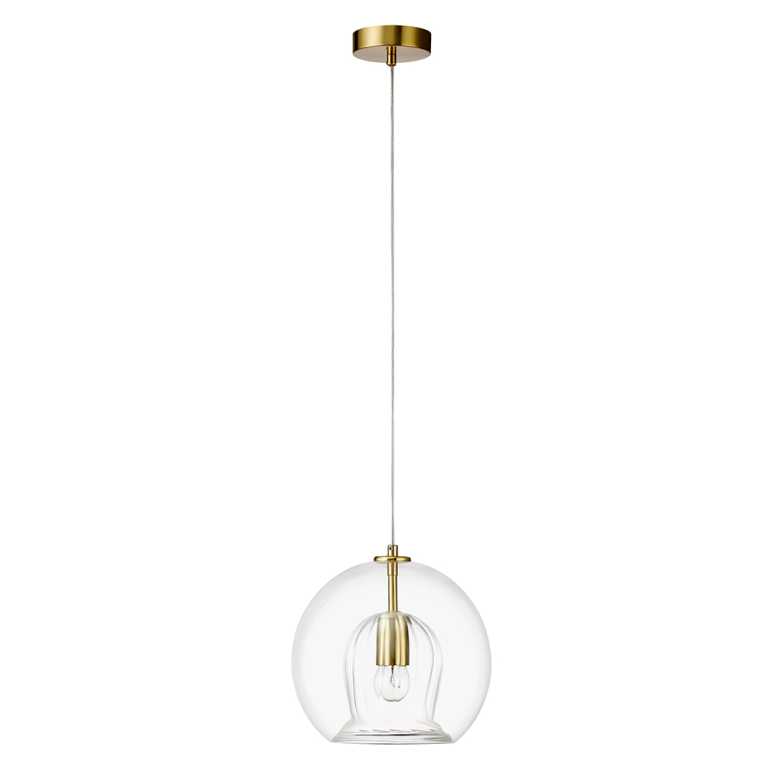  Crystal Lux LUISA SP1 BRASS/TRANSPARENT