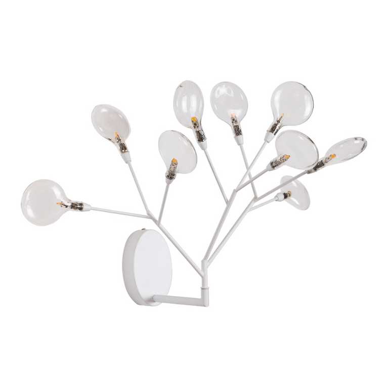  Crystal Lux EVITA AP9 WHITE/TRANSPARENT