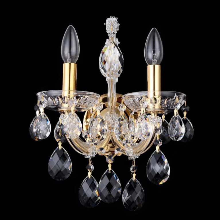  Crystal Lux ISABEL AP2 GOLD/TRANSPARENT