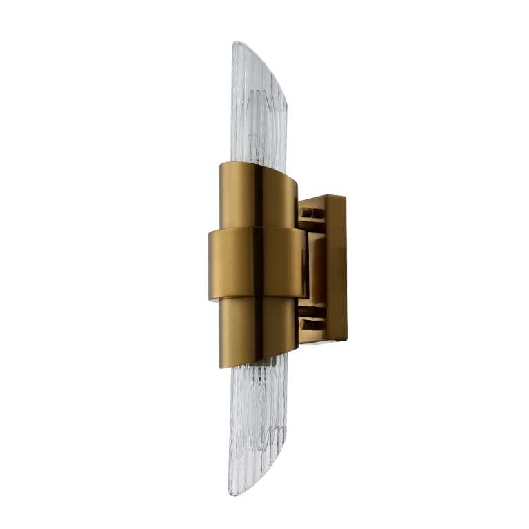  Crystal Lux JUSTO AP2 BRASS