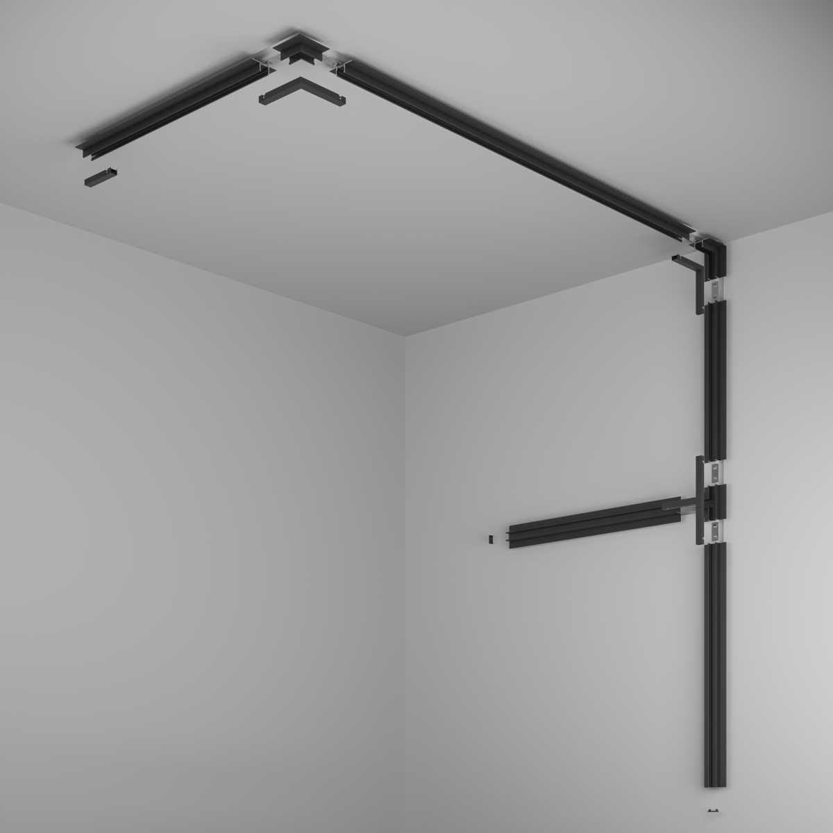 Шинопровод Maytoni Technical черный TRX172-122B