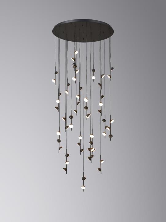 Люстра подвесная Alfa Light F3024-16 BLACK