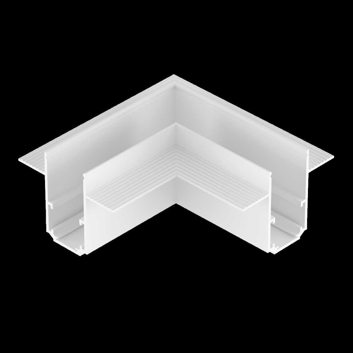 Соединитель угловой горизонтальный для встраиваемого трека 509226 Uno Lightstar 509246