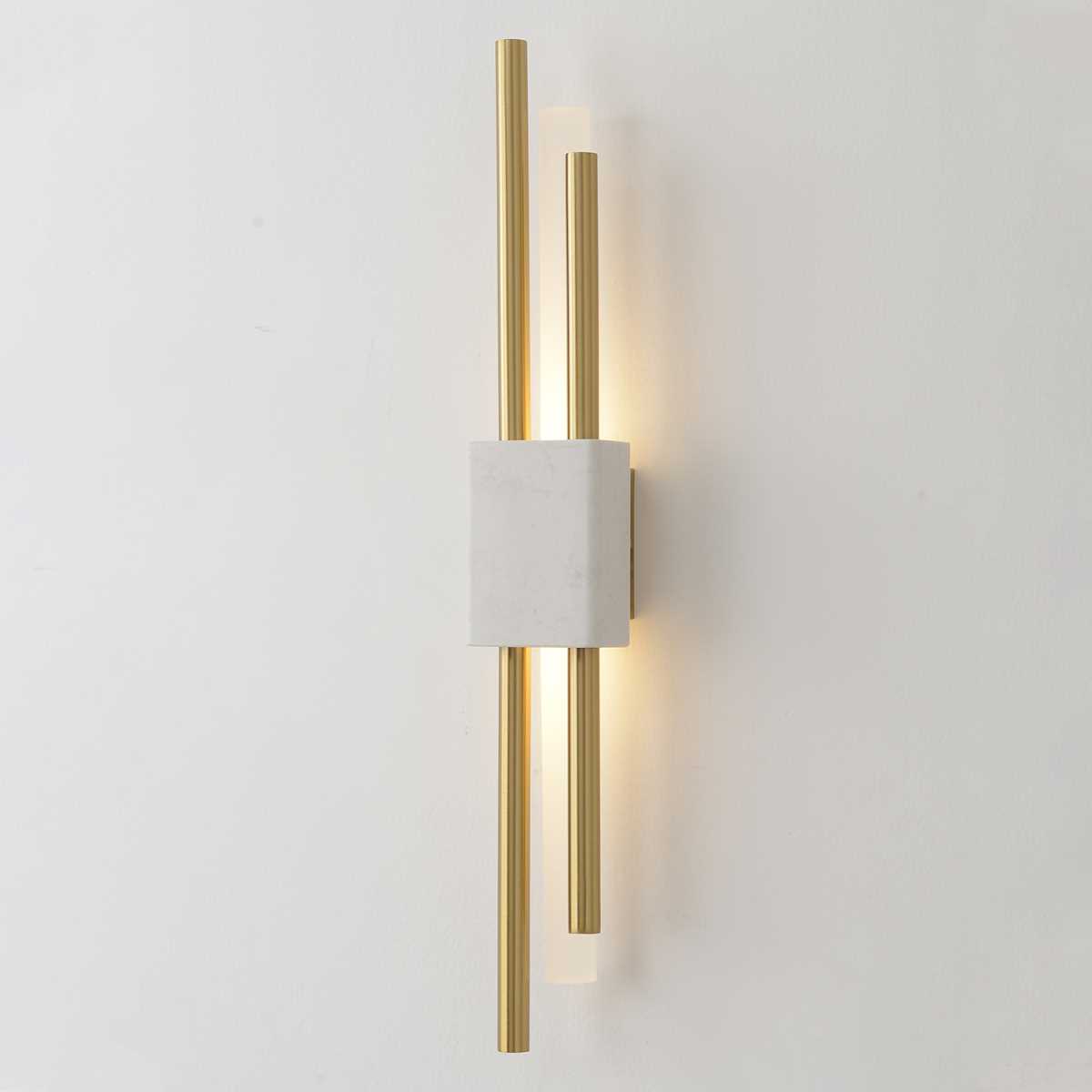 Бра Crystal Lux CARTA AP6W LED WHITE/BRASS