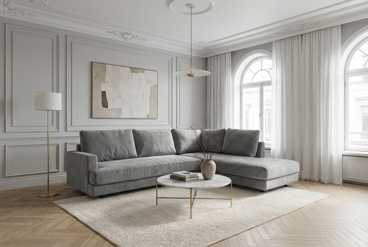 Диван IVASA Pion угловой со спинкой