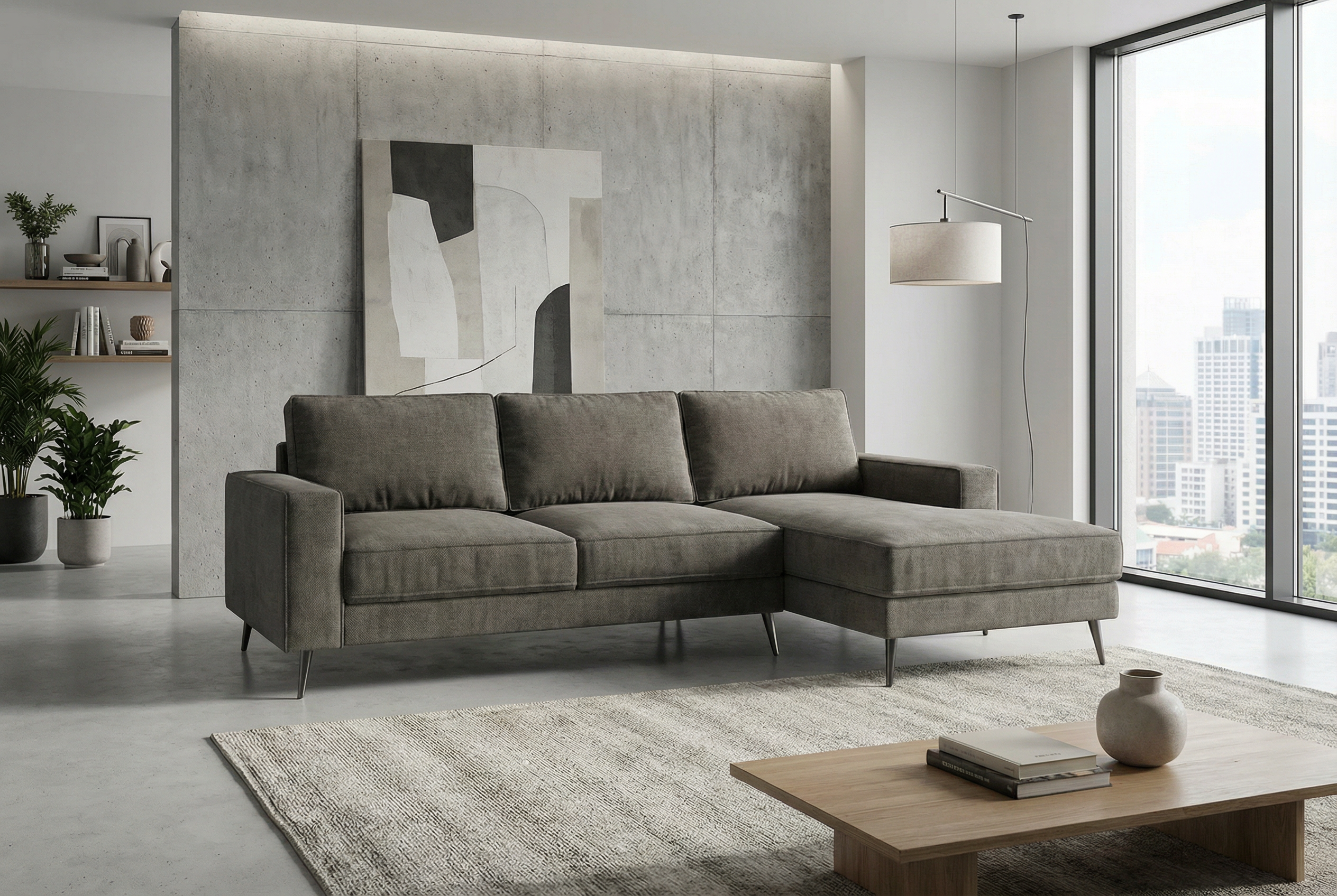 Диван Cloud Madison с оттоманкой