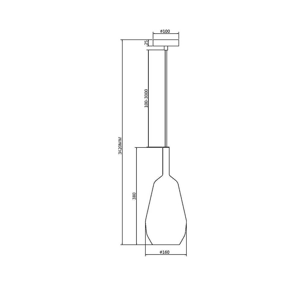 Подвесной светильник Maytoni Duality MOD271PL-01B8