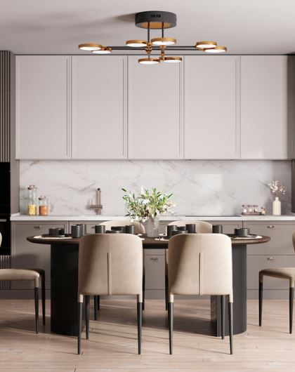 Стол обеденный Stool Group Ballet темное дерево