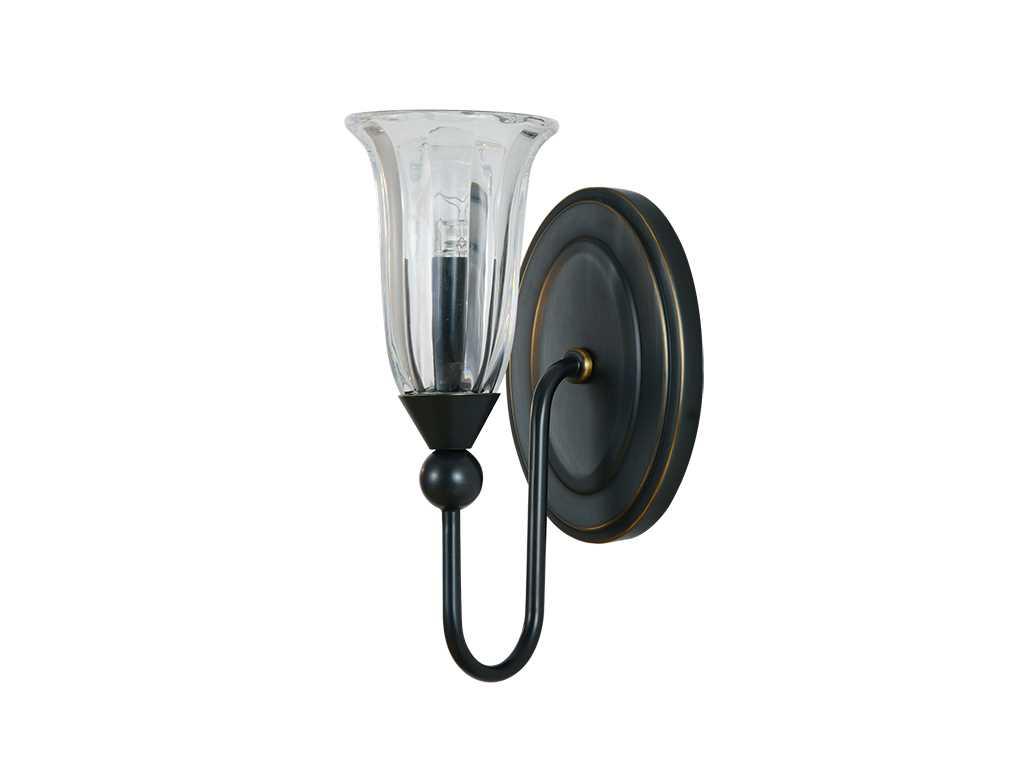 Бра NEWPORT 3711/A black+gold