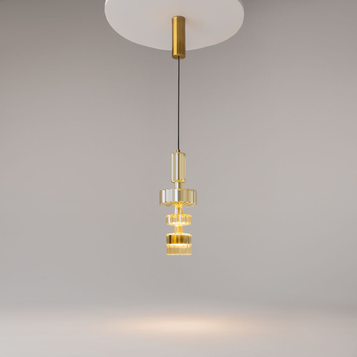 Подвесной светодиодный светильник Maytoni Level MOD253PL-L18BS3K3