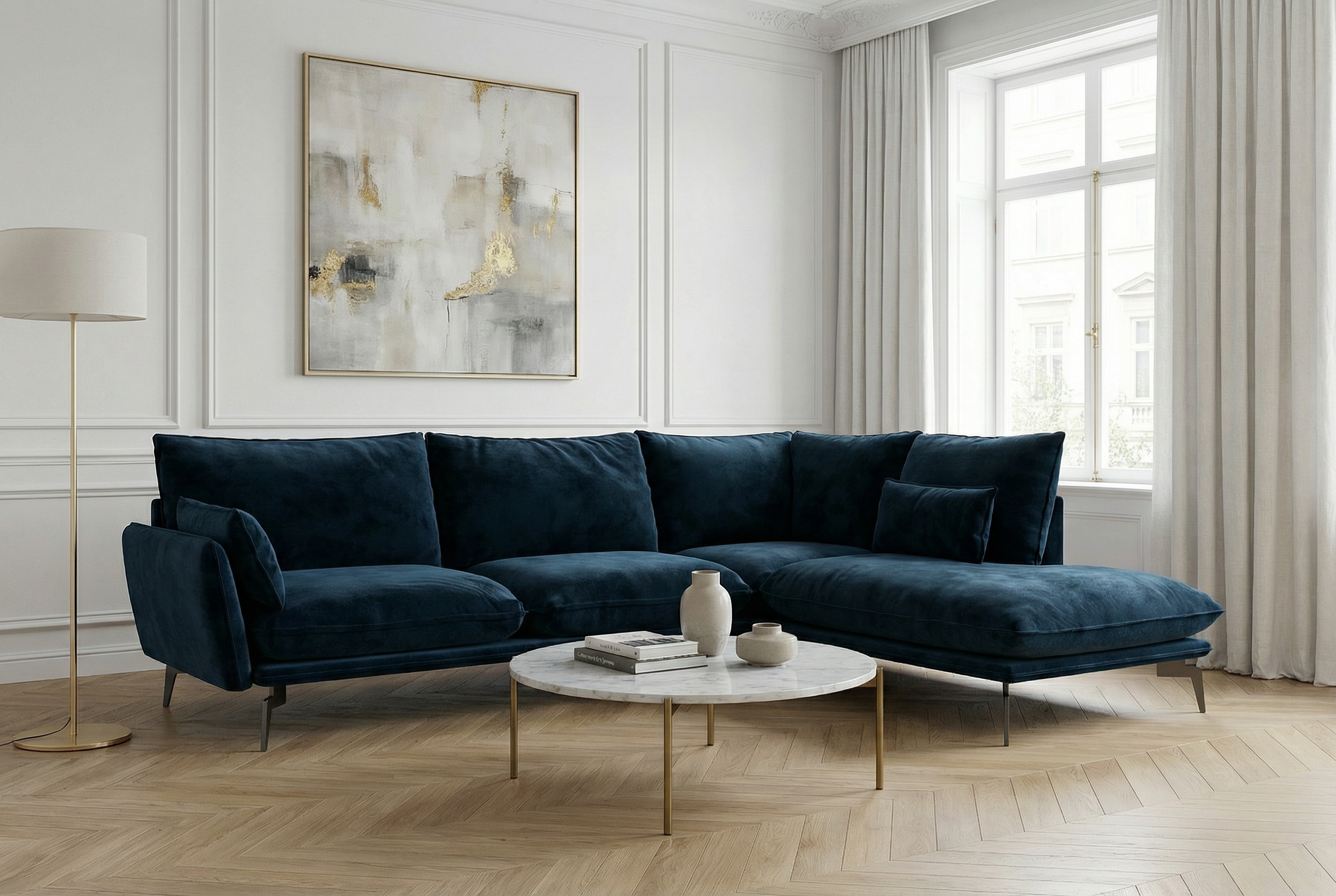 Диван IVASA Kurili угловой малый со спинкой