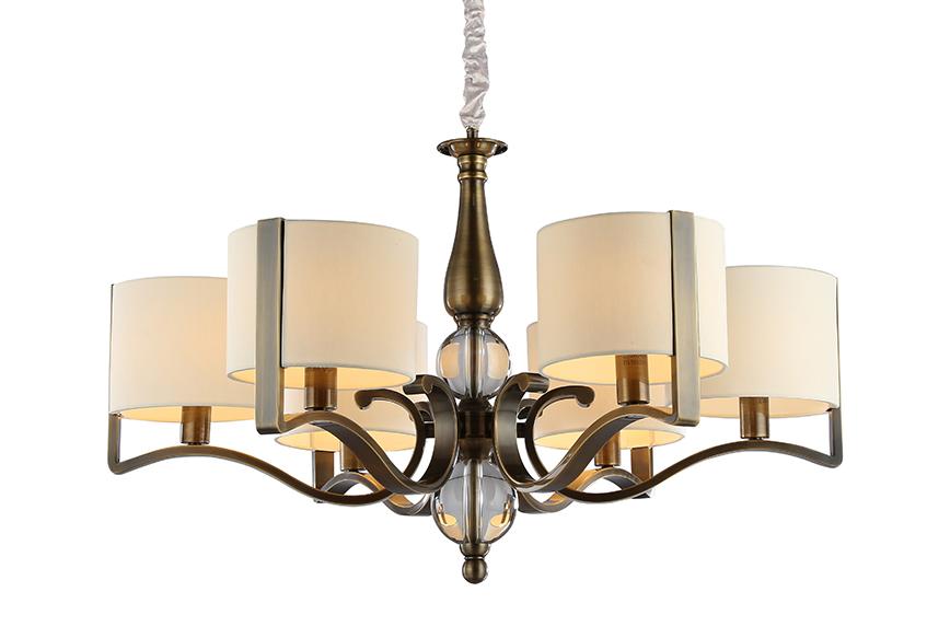 Люстра NEWPORT 31305+1/C black brass