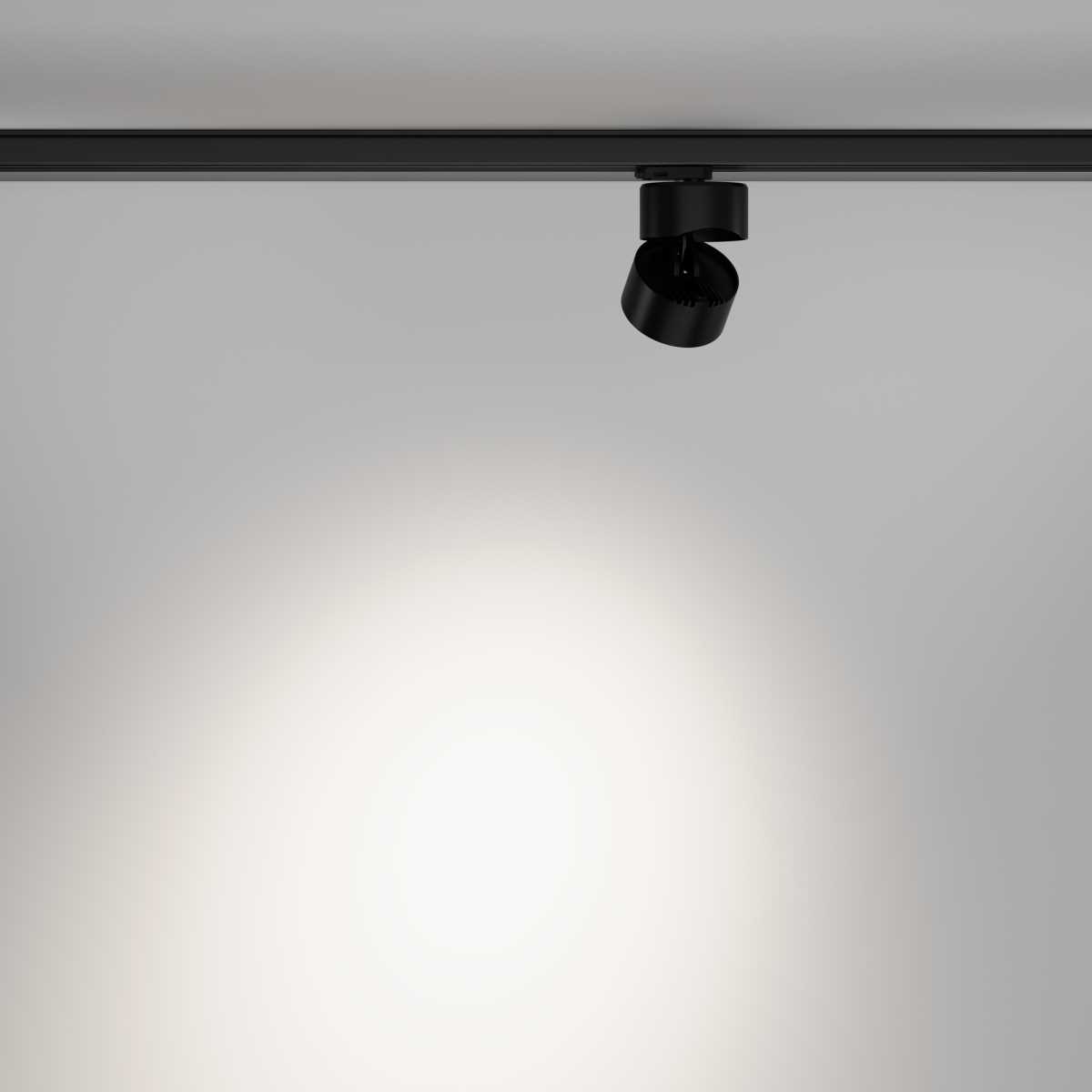 Трековый светодиодный светильник Maytoni Technical Alfa TR199-3-15W4K-M-B