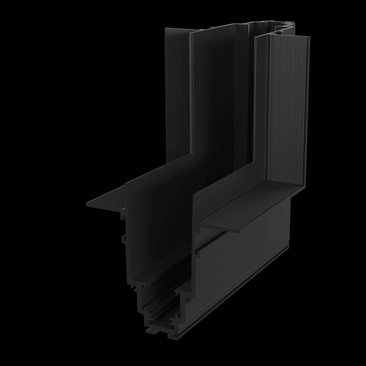 Угловой коннектор внутренний для магнитного шинопровода Maytoni Accessories for tracks TRA004ICL-22B