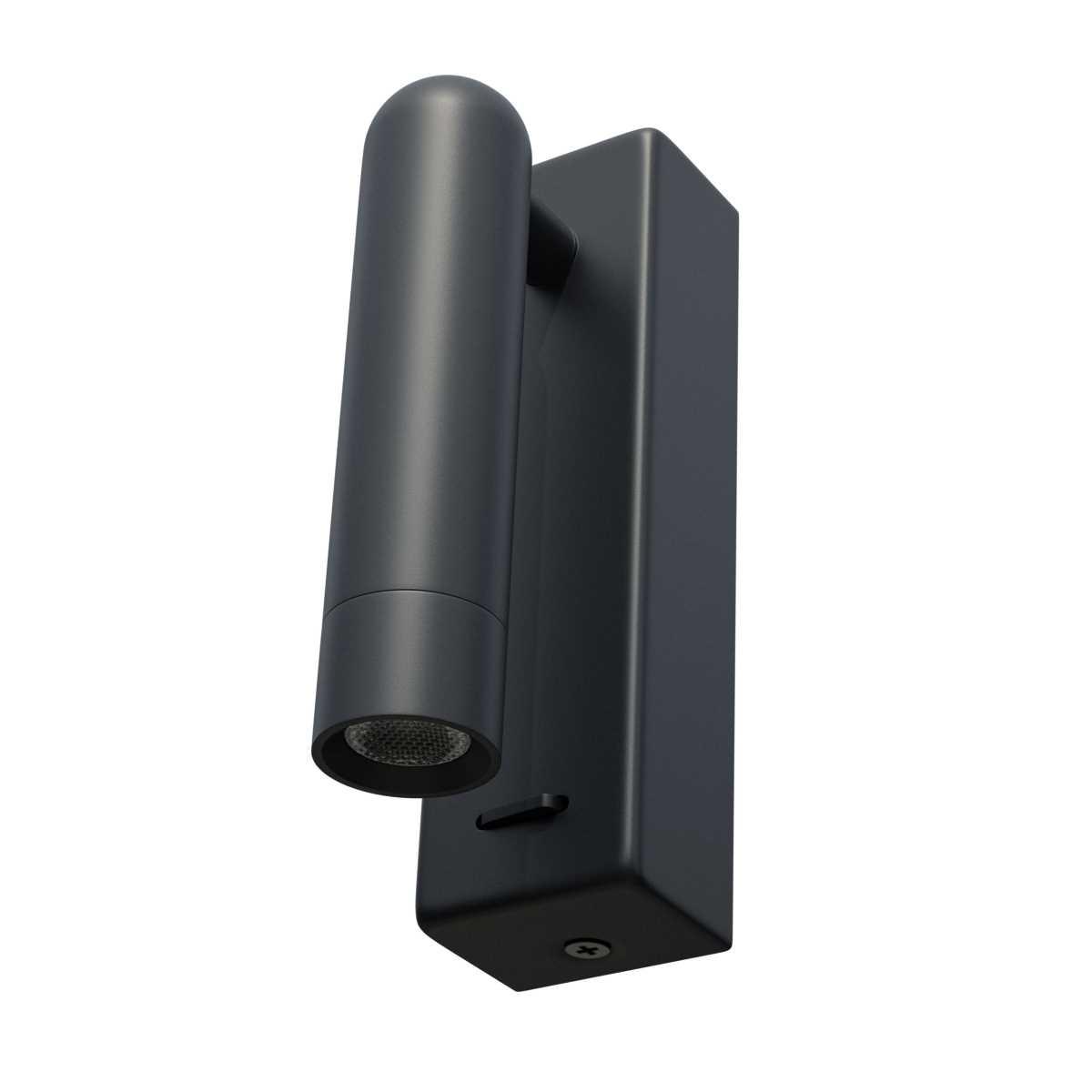 Бра 3W 180LM 3000K, черный Omega Lightstar 200737