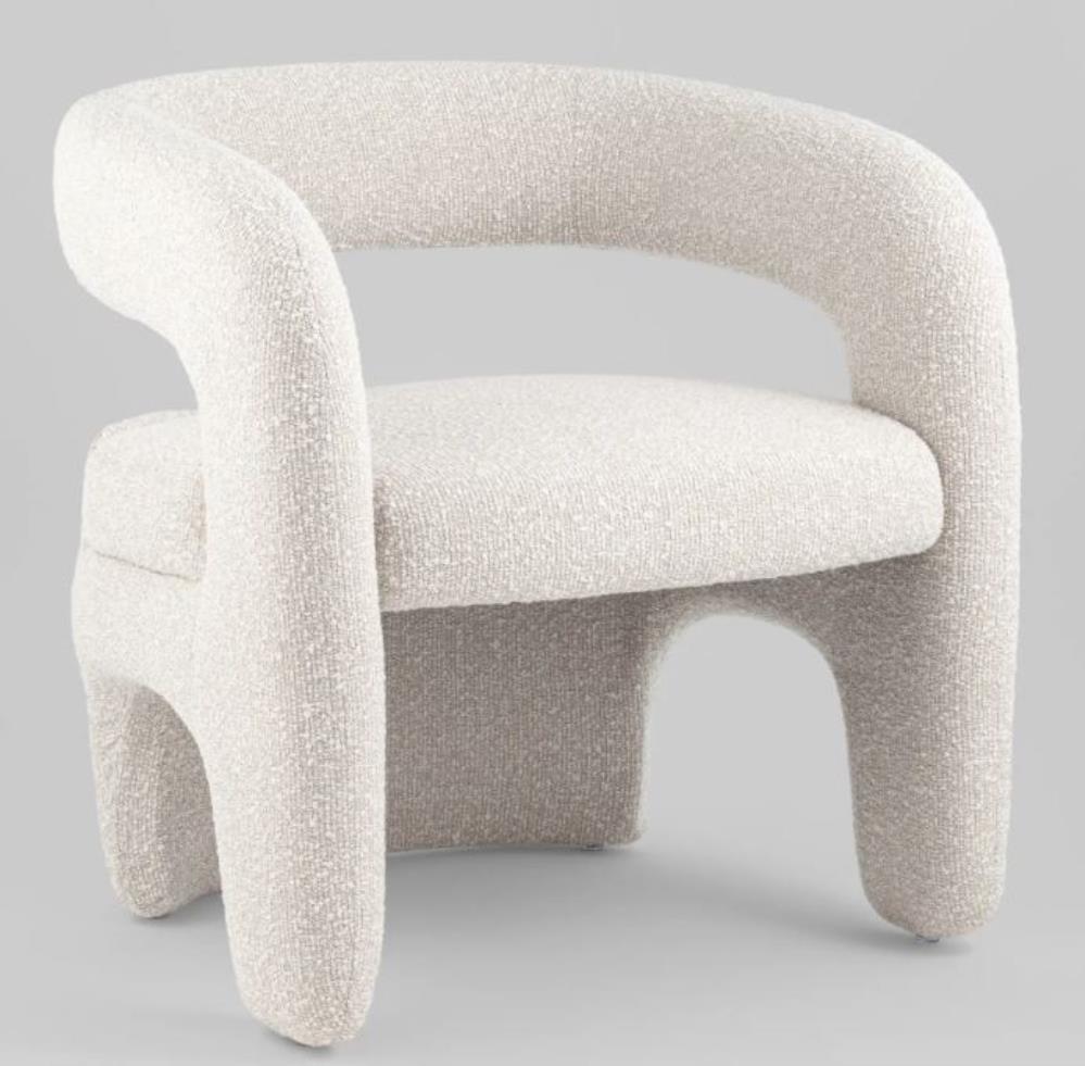 Кресло Stool Group Bones жемчужный