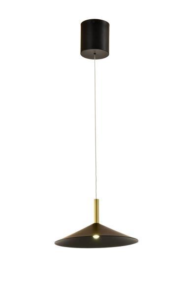 Люстра подвесная Alfa Light F3924-24 black+gol d 5W ?32*14*H(45,210?