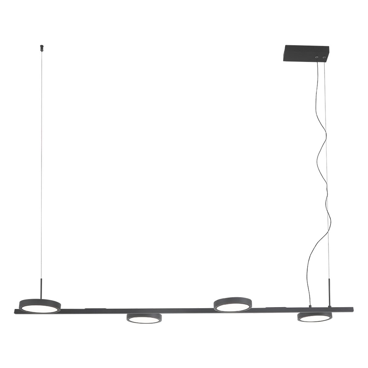 Подвесная светодиодная люстра Crystal Lux CLT 027C4 L1000 BL