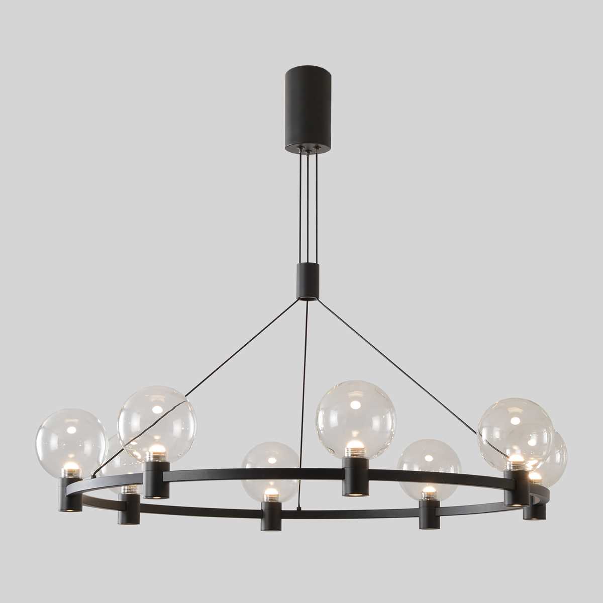 Люстра Crystal Lux DUET SP56W LED BLACK