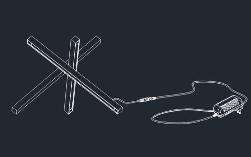 Настольная лампа Alfa Light F3924-42 black 13W 30*30*H2 5