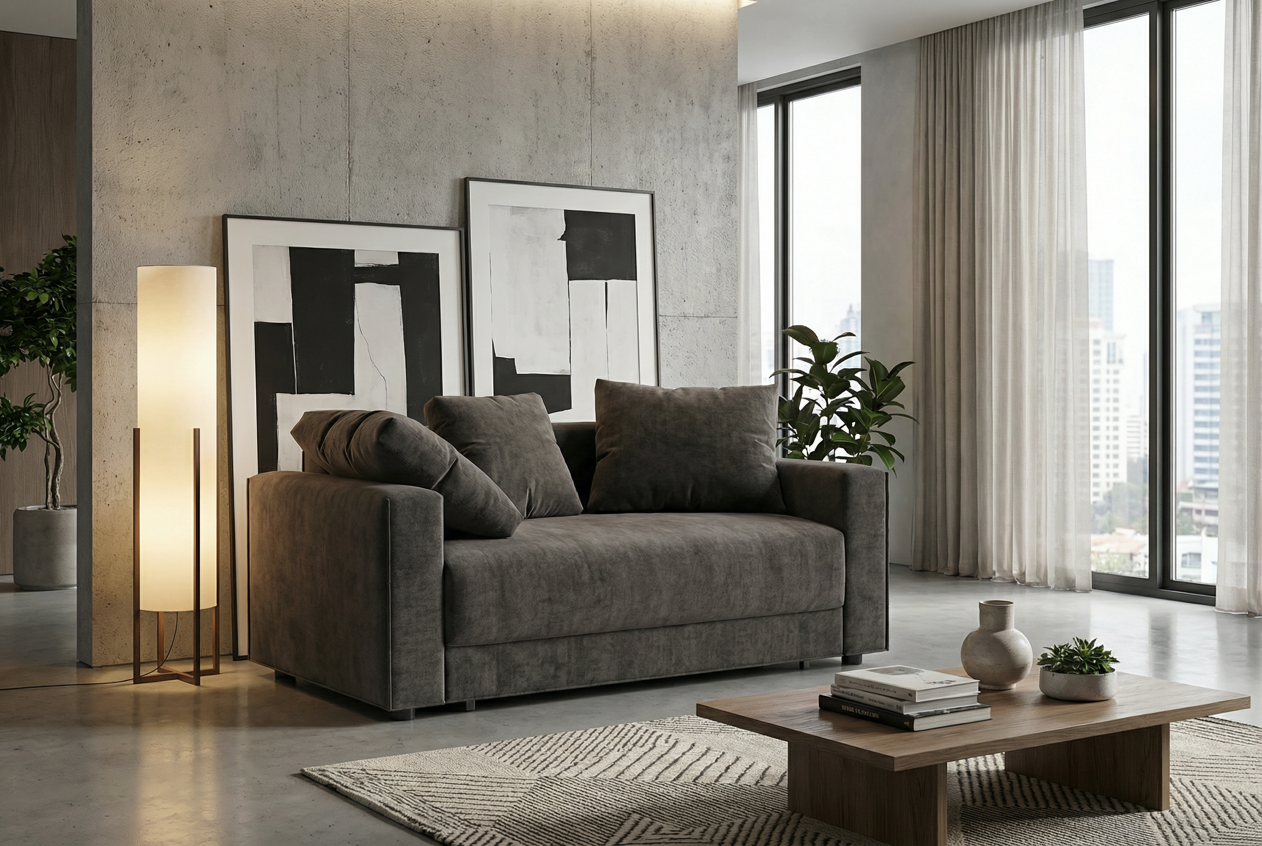 Диван Cloud Charm прямой