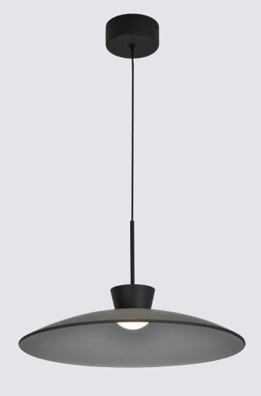Подвесной светодиодный светильник Alfa Light F3924-80 black+Grey glass F3924-80