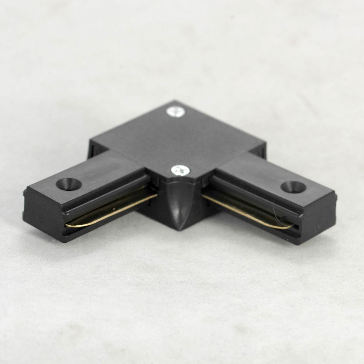 Коннектор Lussole LGO 10325 угловой коннектор черный