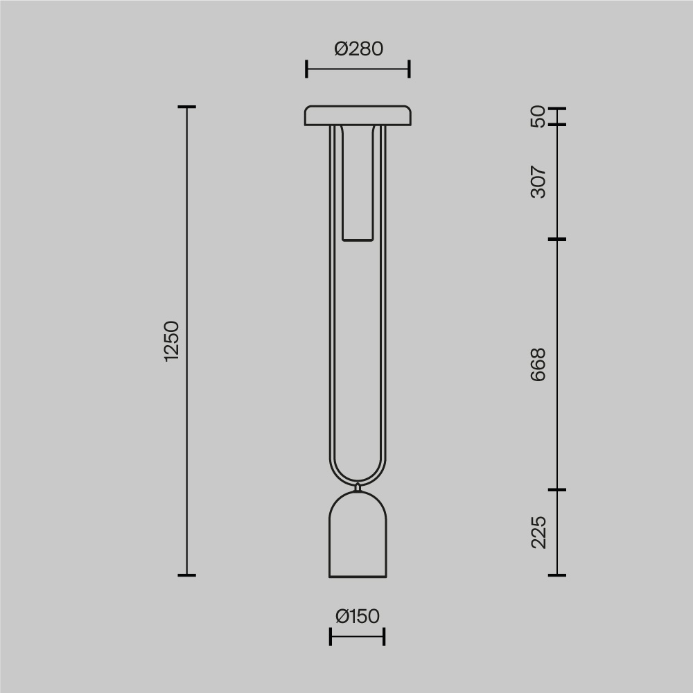 Торшер Maytoni MOD463FL-L24BS3K