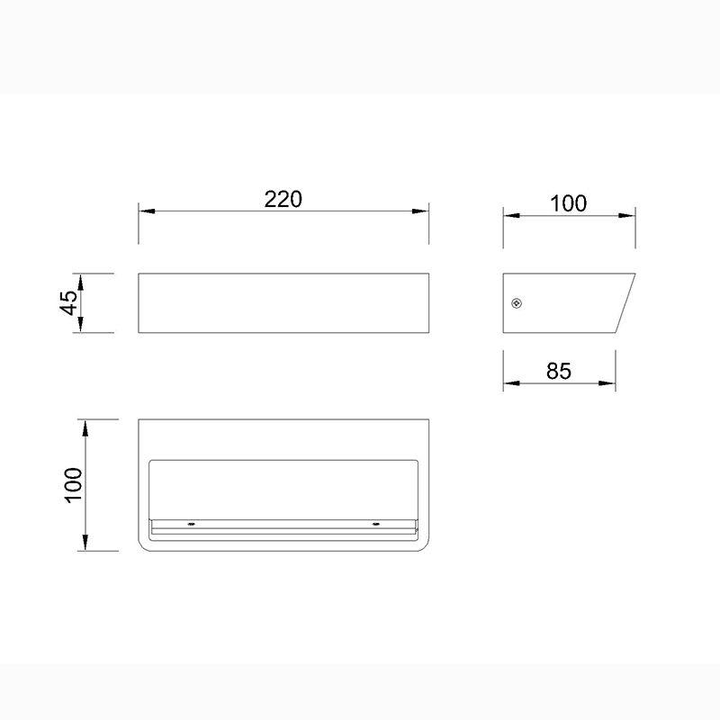 Настенный светодиодный светильник Mantra Altea 8097
