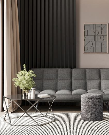 Пуф Stool Group Hive S букле черный меланж