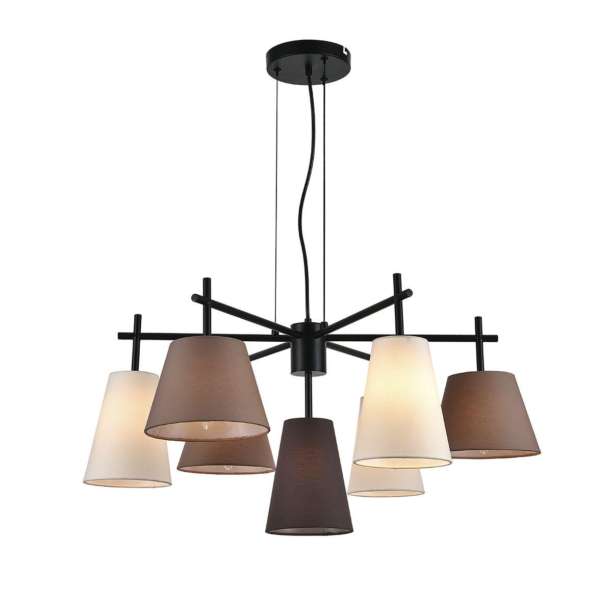 Подвесная люстра Indigo Abbinare 13032/7P Black V000534