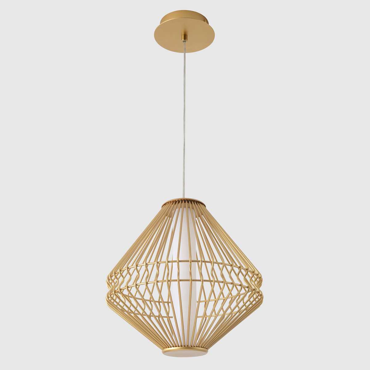 Подвесной светильник Crystal Lux CUADRA SP15W LED GOLD