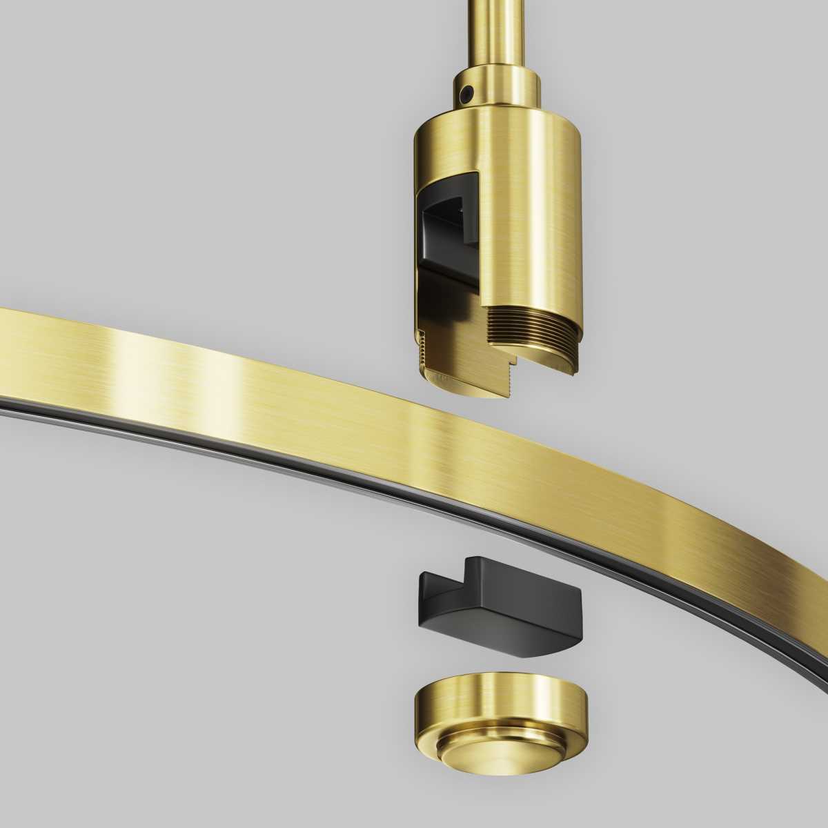 Шинопровод Maytoni Technical Flarity Busbar TRX154-R-D800-BS