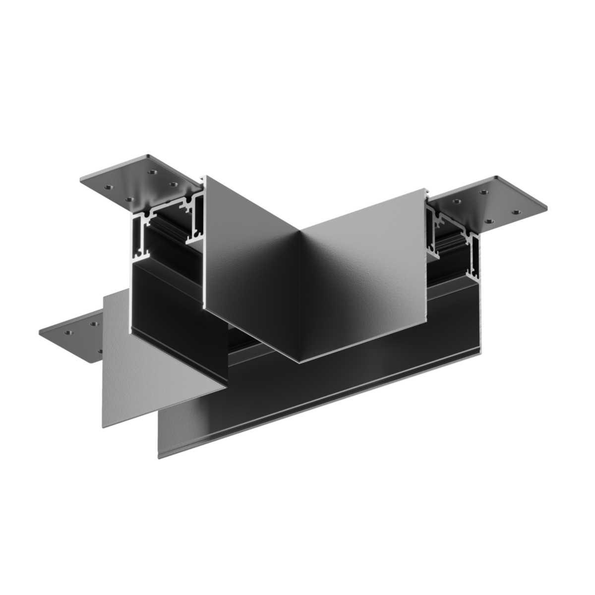 Коннектор T-образный накладной Maytoni Technical Gravity TRA010CT-41B