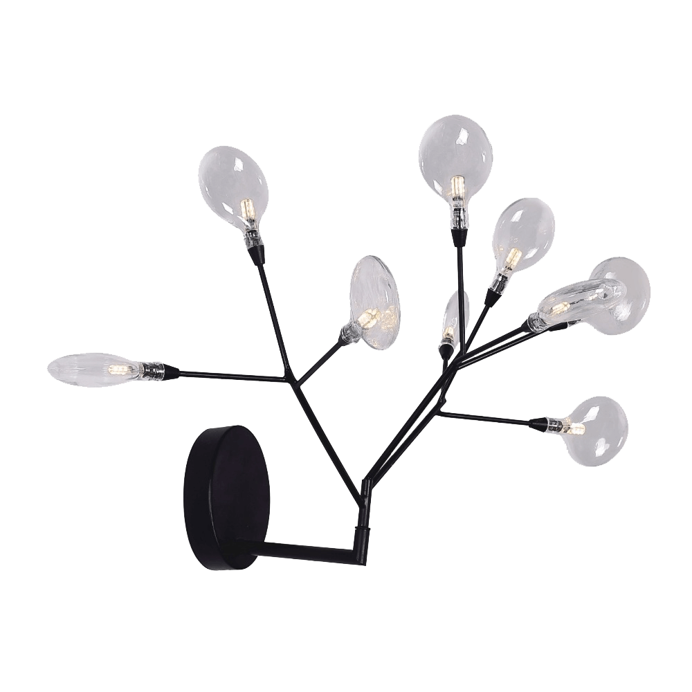 Бра Crystal Lux Evita AP9 BLack/Transparent