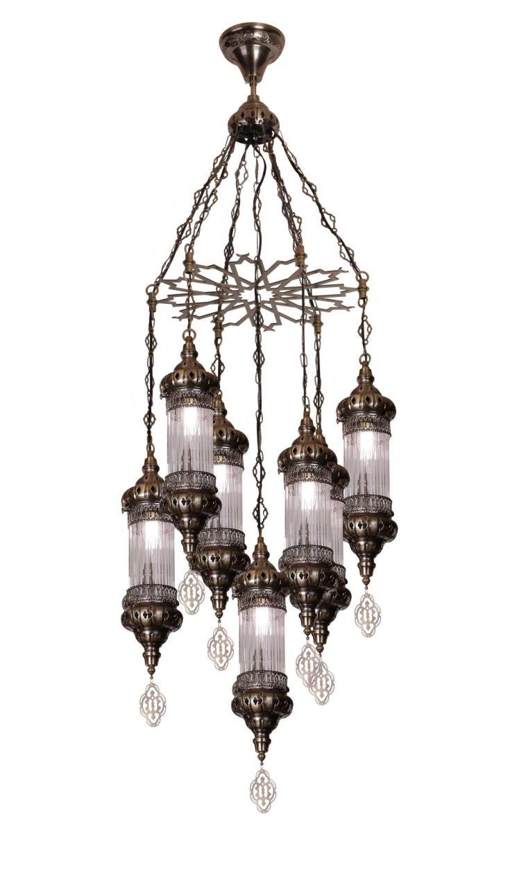 Люстра подвесная Alfa Light F1524-16 AB