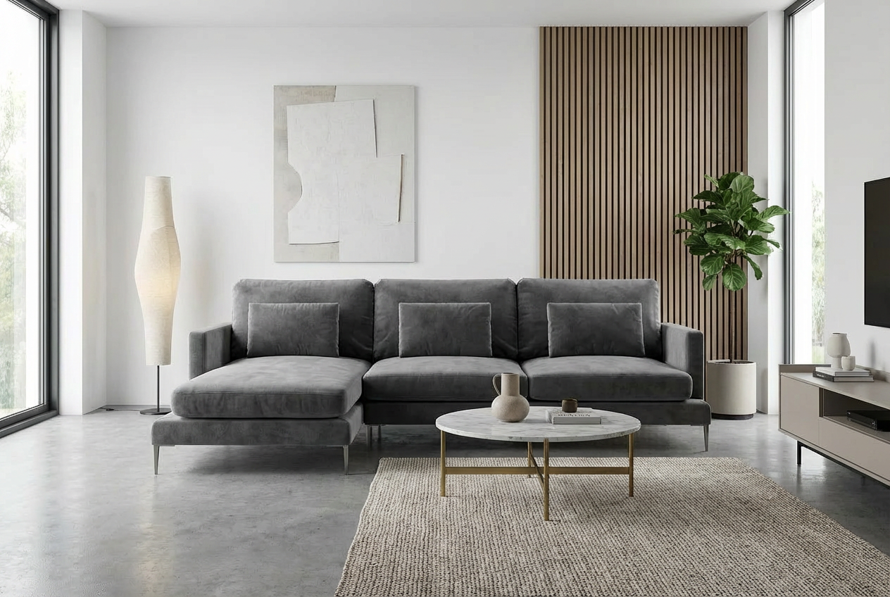 Диван IVASA Saha с оттоманкой малый