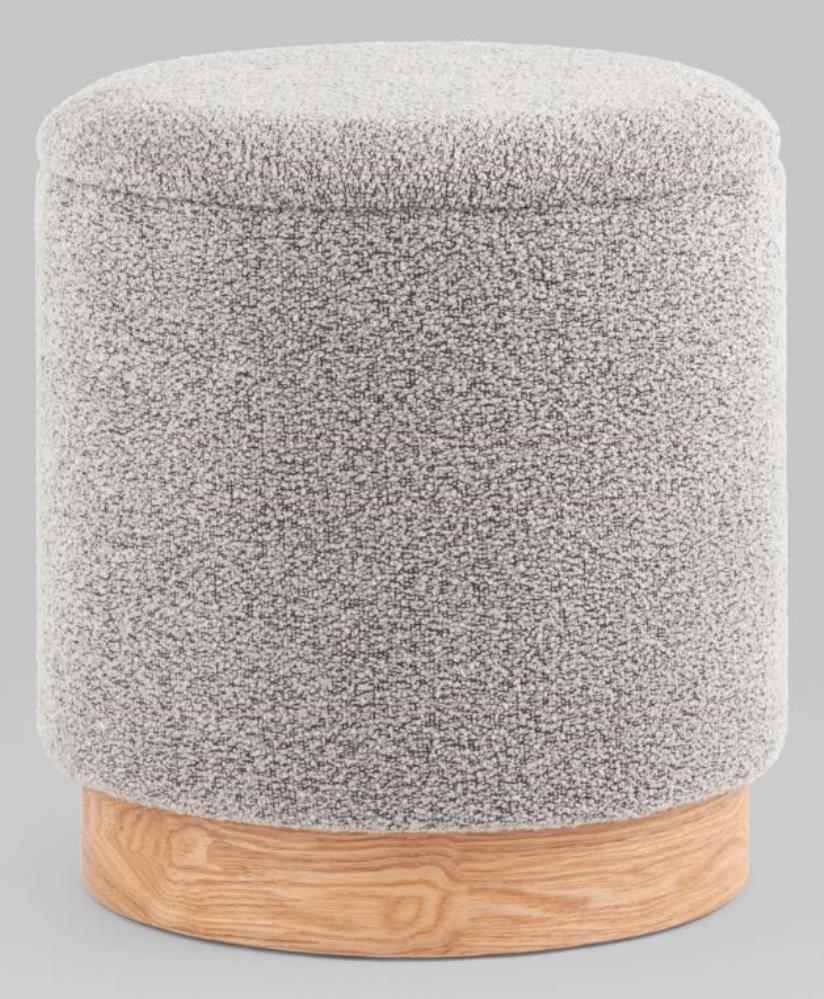 Пуф Stool Group Холли S букле серый