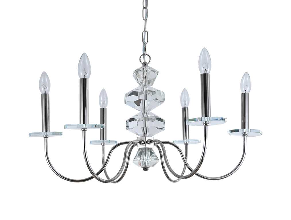 Люстра NEWPORT 3876/С nickel