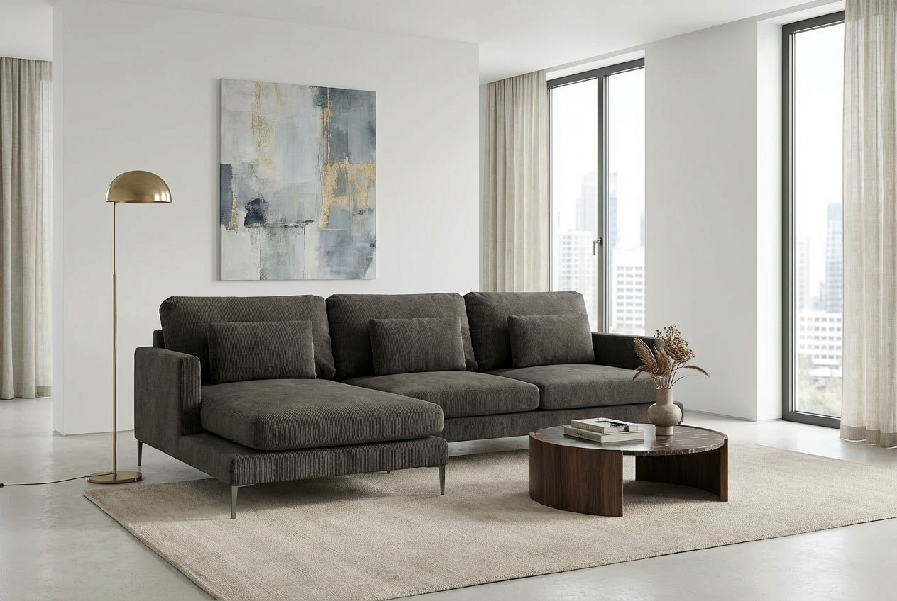 Диван IVASA Saha с оттоманкой