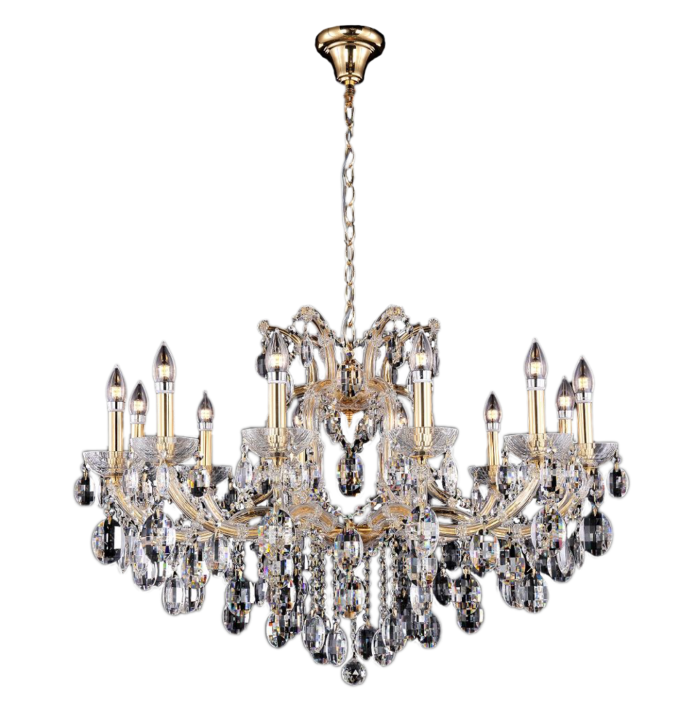 Подвесная люстра Crystal Lux Hollywood SP12 Gold