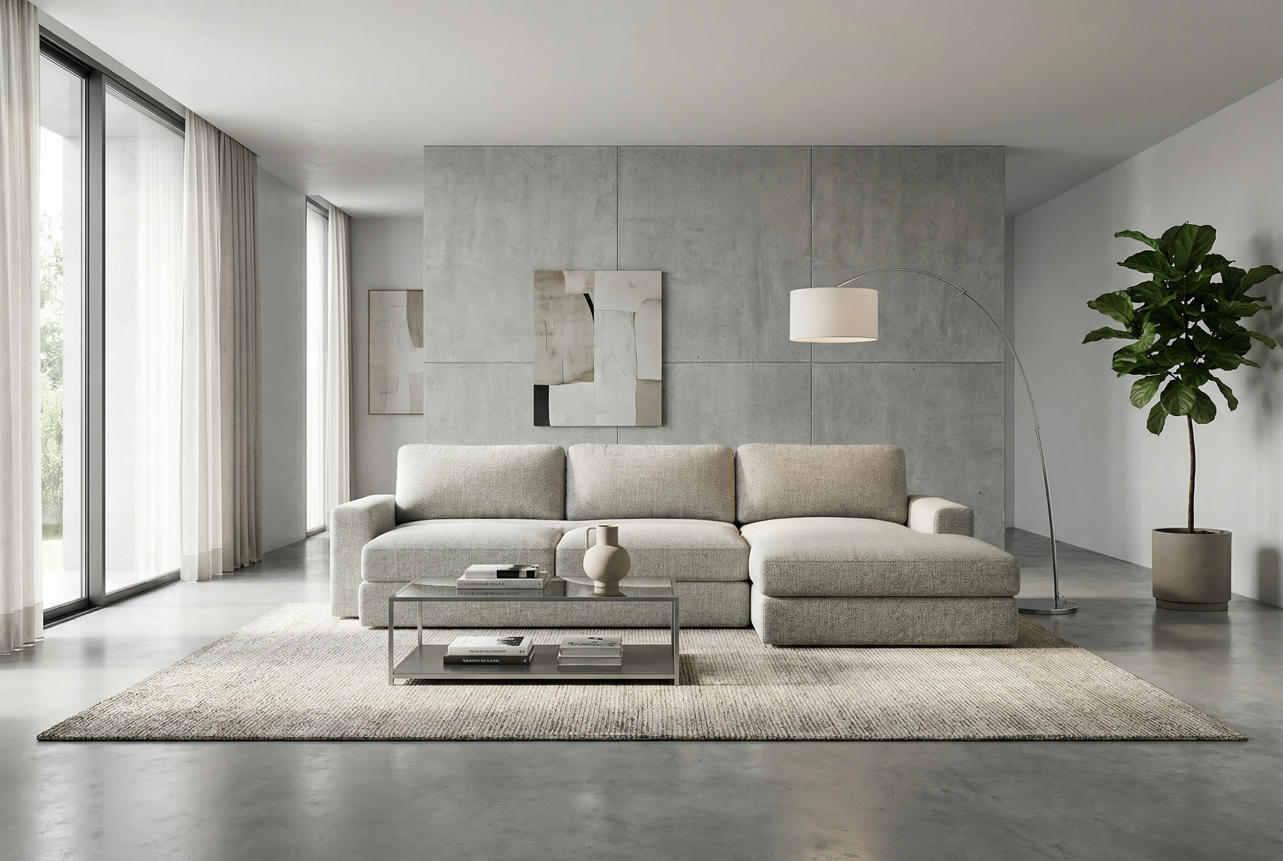 Диван Cloud Palermo с оттоманкой