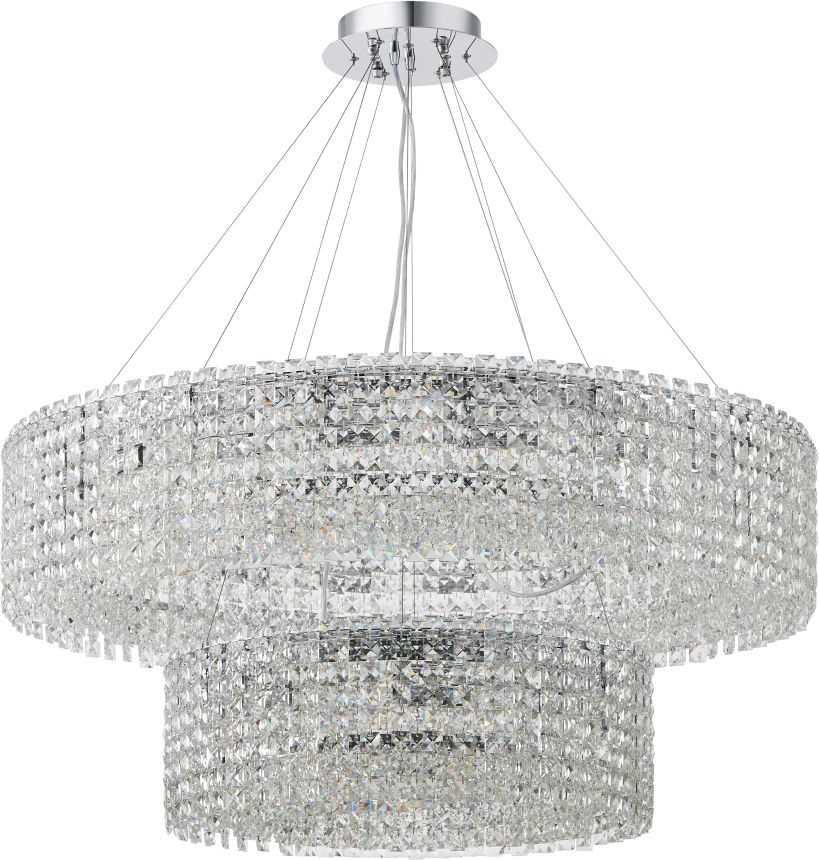 Люстра подвесная хрустальная 2179/09/26P Stilfort, серия Delone