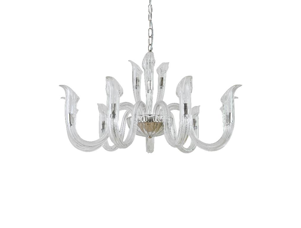 Люстра NEWPORT 3653+9/С nickel