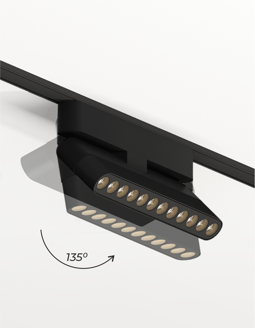 Светильник трековый ZZOK NRL12-BK-S
