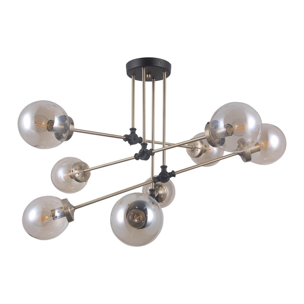 Потолочная люстра Gerhort G71162/8BK+AB AMB