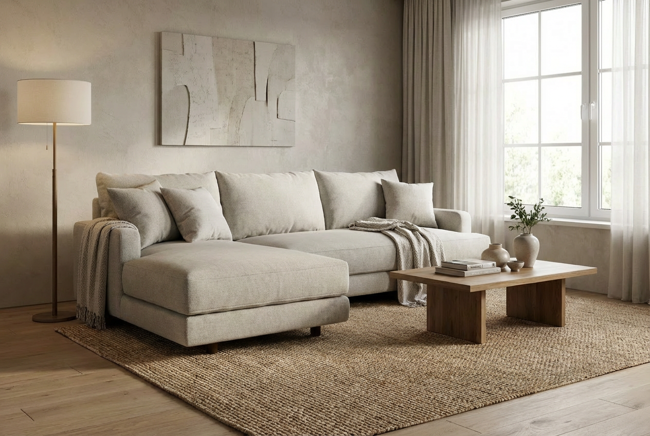 Диван IVASA Pion с оттоманкой малый