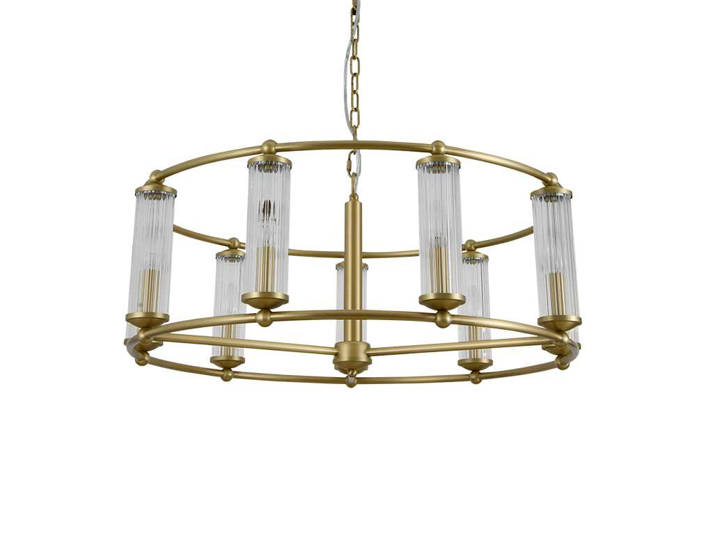 Люстра NEWPORT 3729/C brass